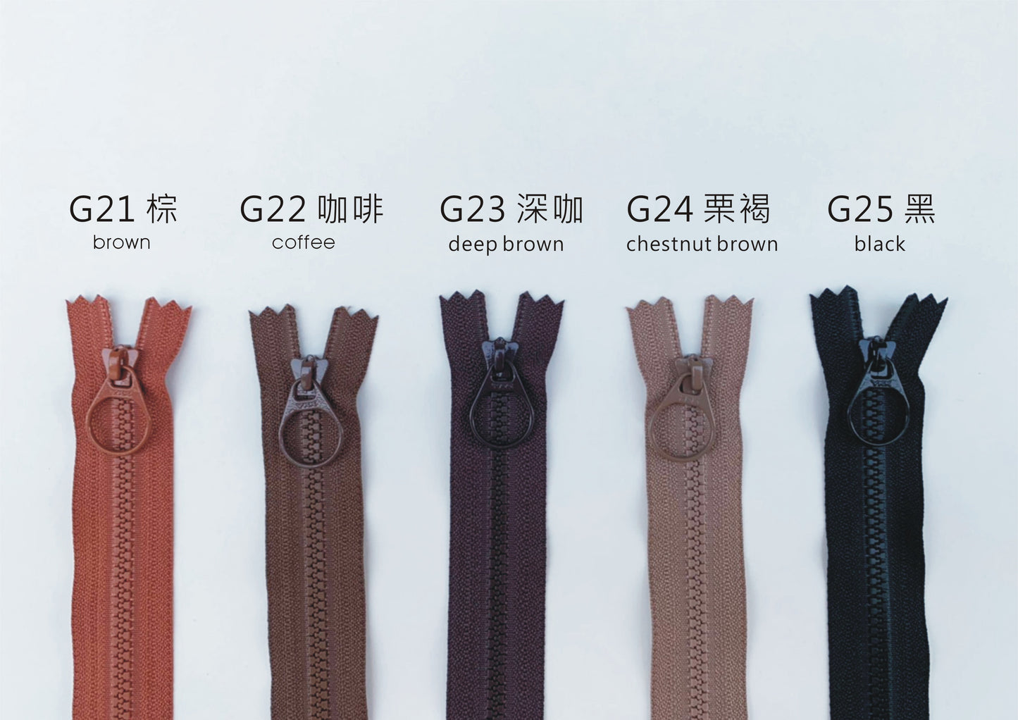 【Canvas】G zipper color card