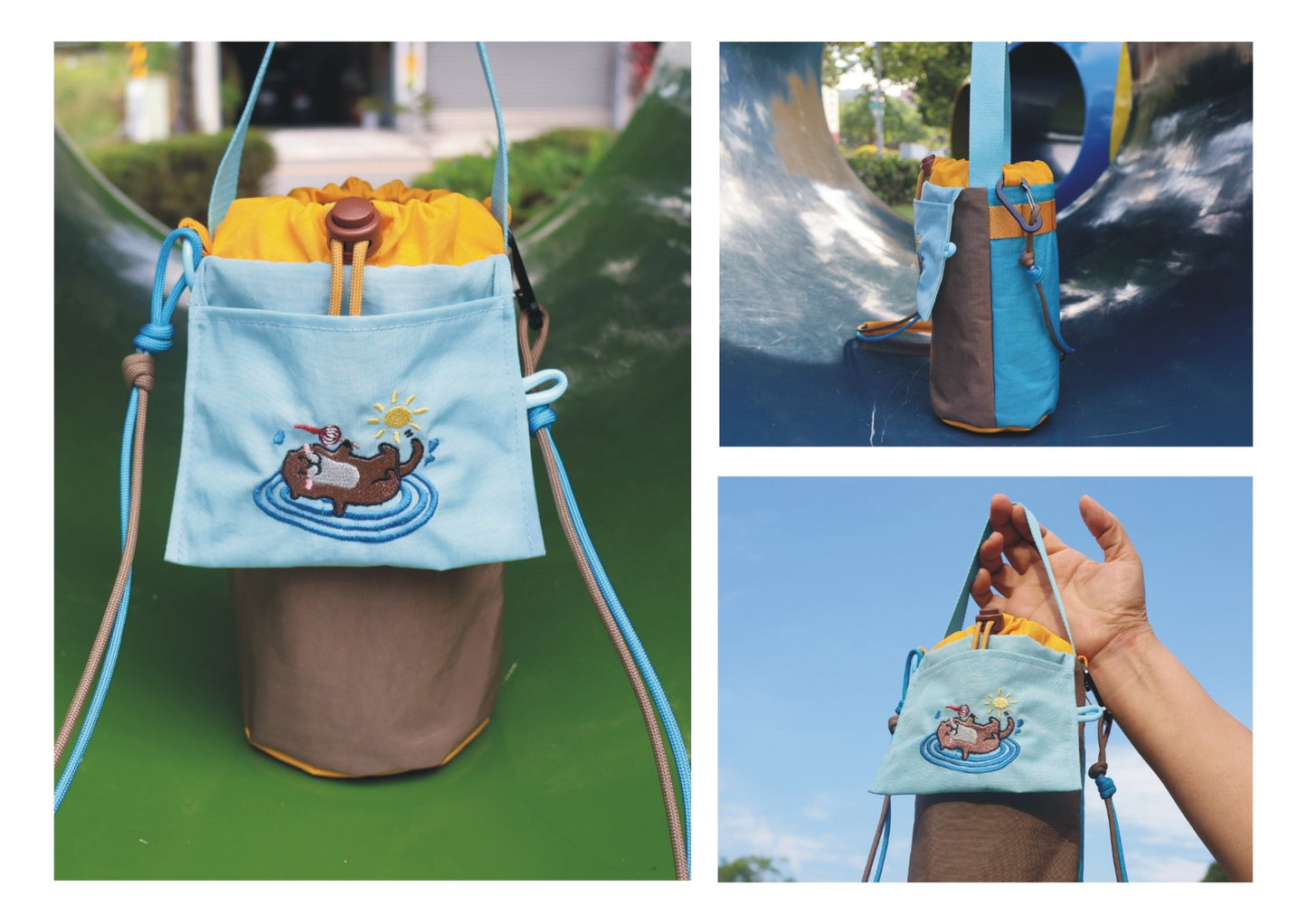 【Bottle bag】Multifunctional cross-body portable water bottle bag/drink bag