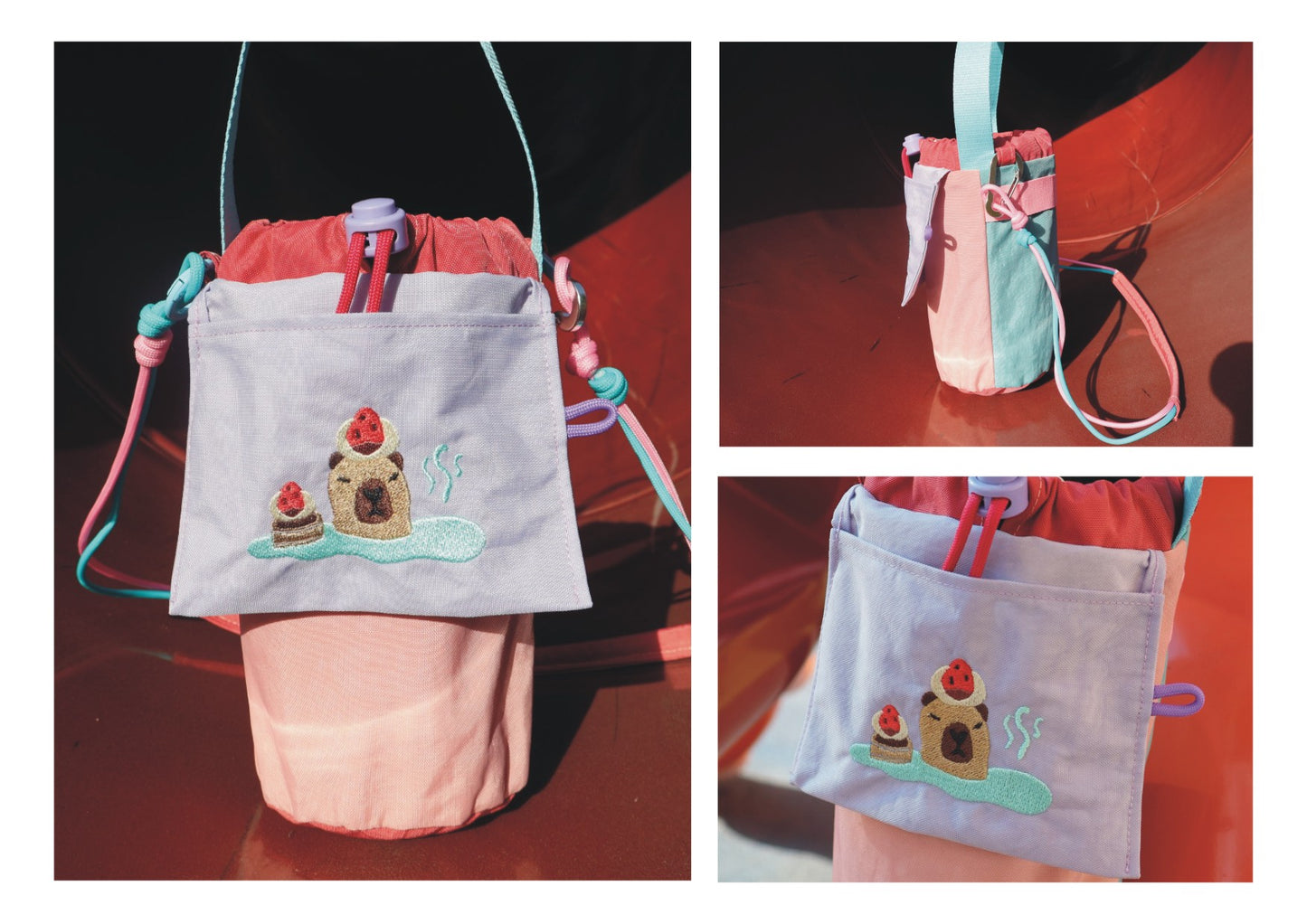 【Bottle bag】Multifunctional cross-body portable water bottle bag/drink bag