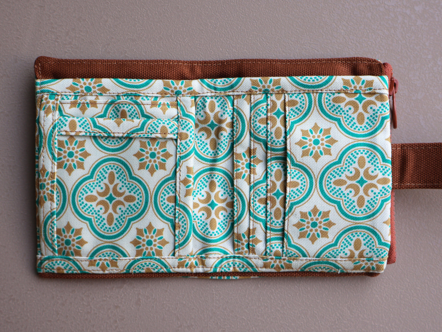 【fabric wallet】Seal cloth short clip/medium short clip