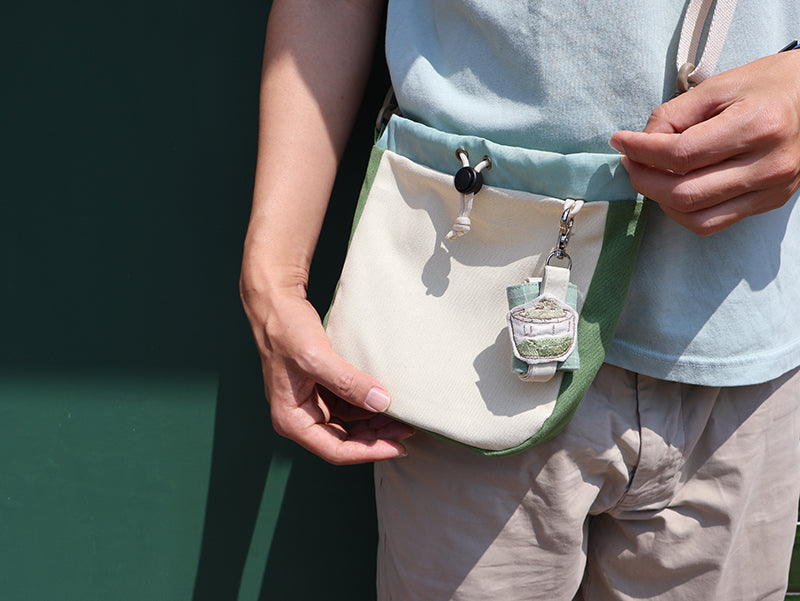 【drawstring pockets】Onigiri Pocket Bag