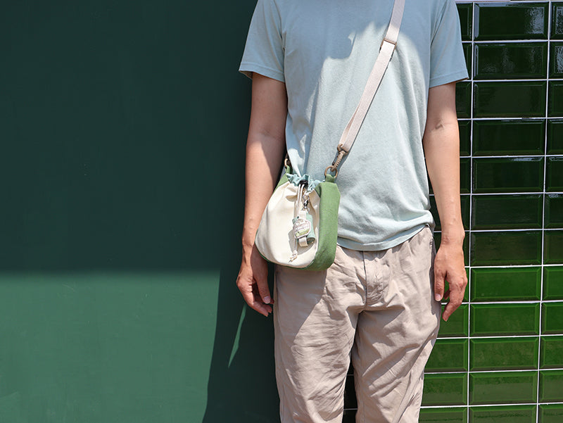 【drawstring pockets】Onigiri Pocket Bag