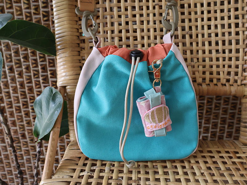 【drawstring pockets】Onigiri Pocket Bag