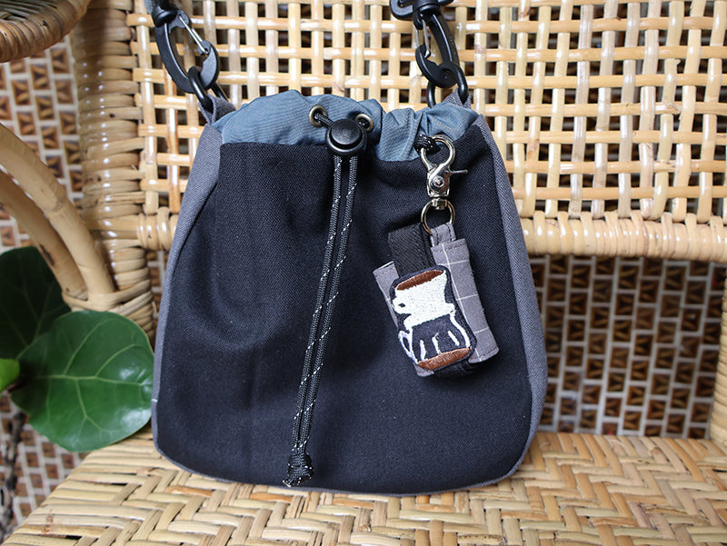 【drawstring pockets】Onigiri Pocket Bag