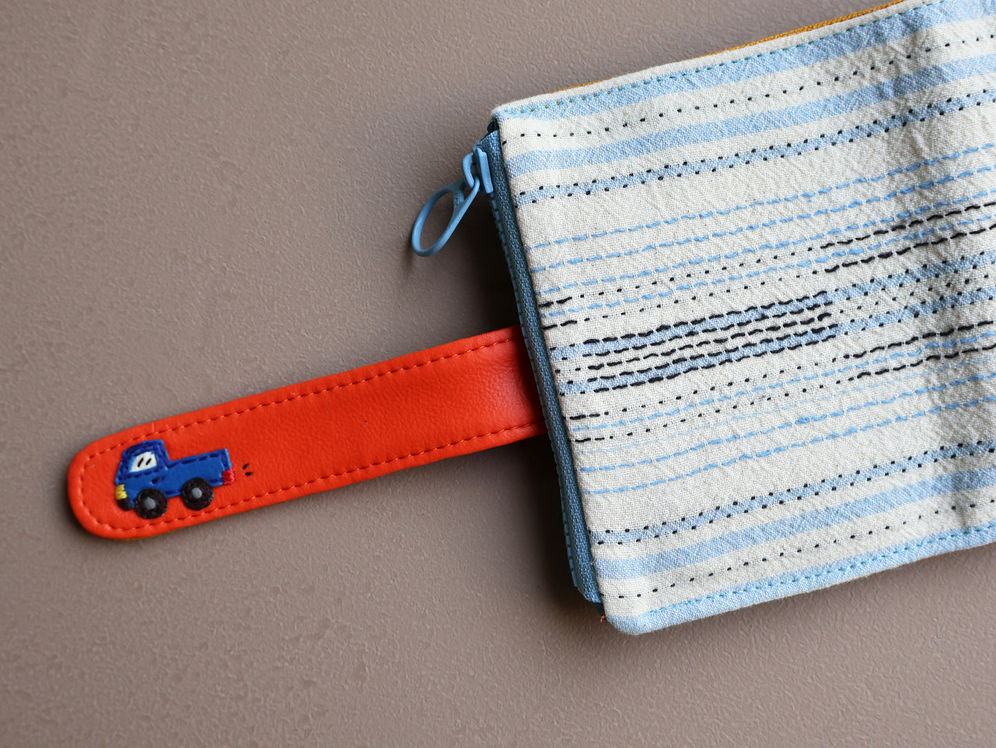 【fabric wallet】Birthday party fabric short/medium short clip